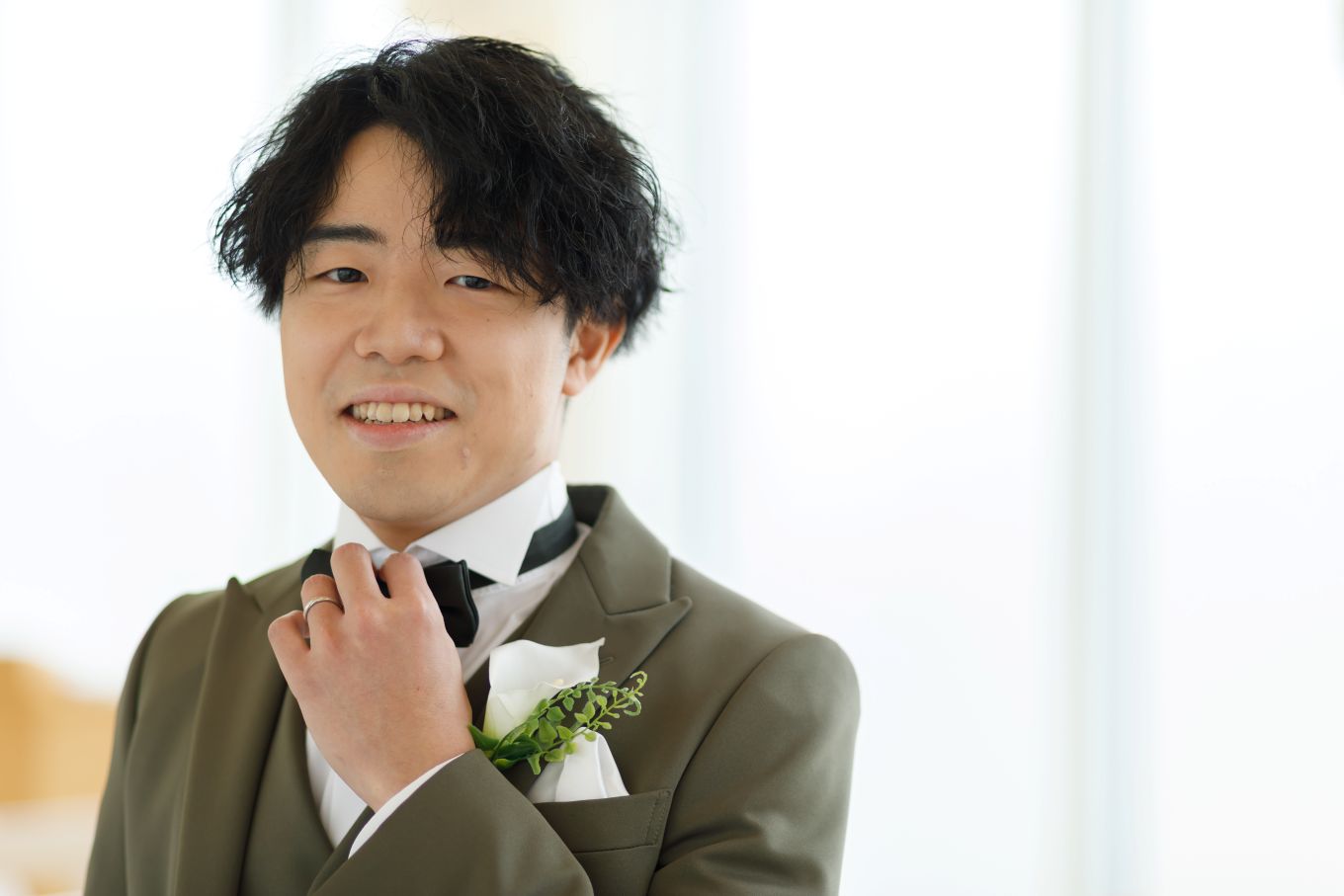 お二人のお支度も結び、リハーサルを行いました。 いよいよご結婚式開式です…！